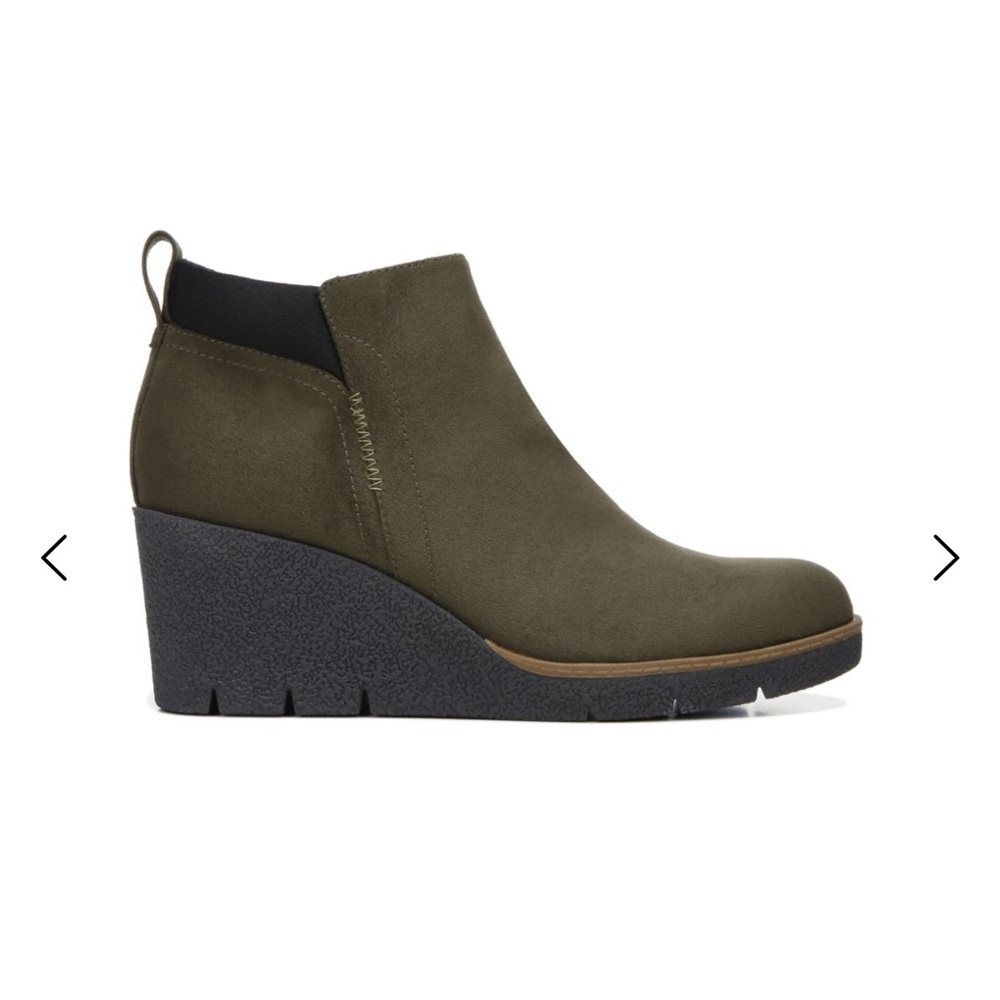 Dr. Scholl’s Berklie Wedge Boot (8M, Olive)